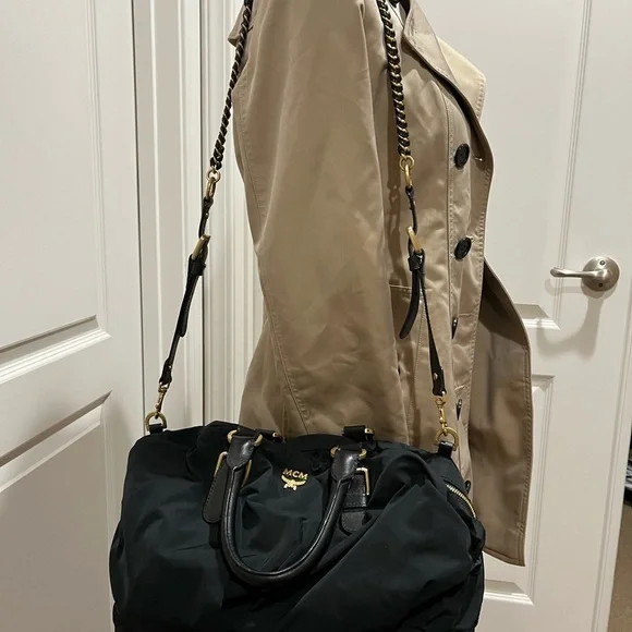 MCM 2WAY BLACK POLYESTER BAG - Picture 16 of 16